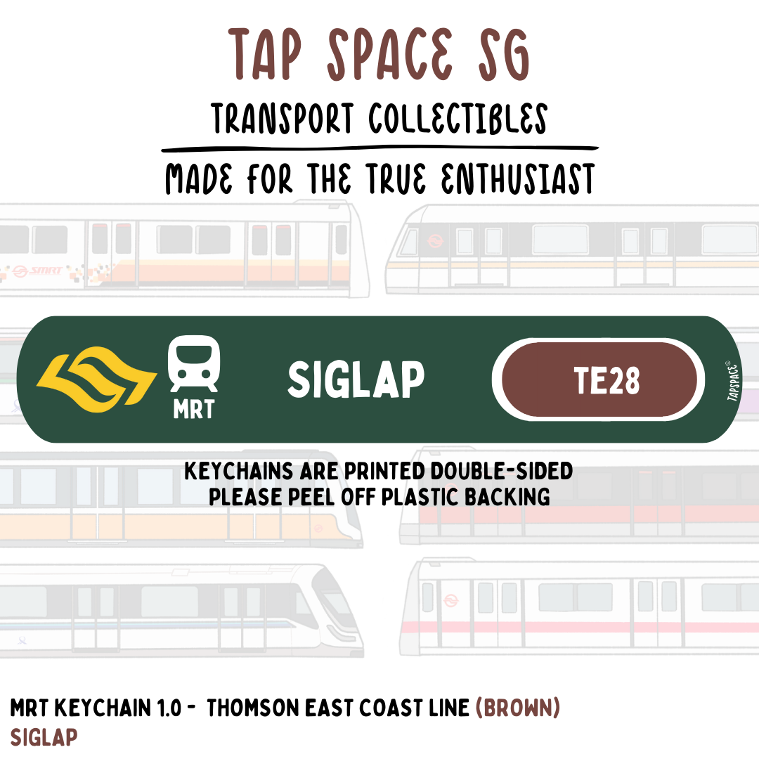 Siglap MRT Station Keychain