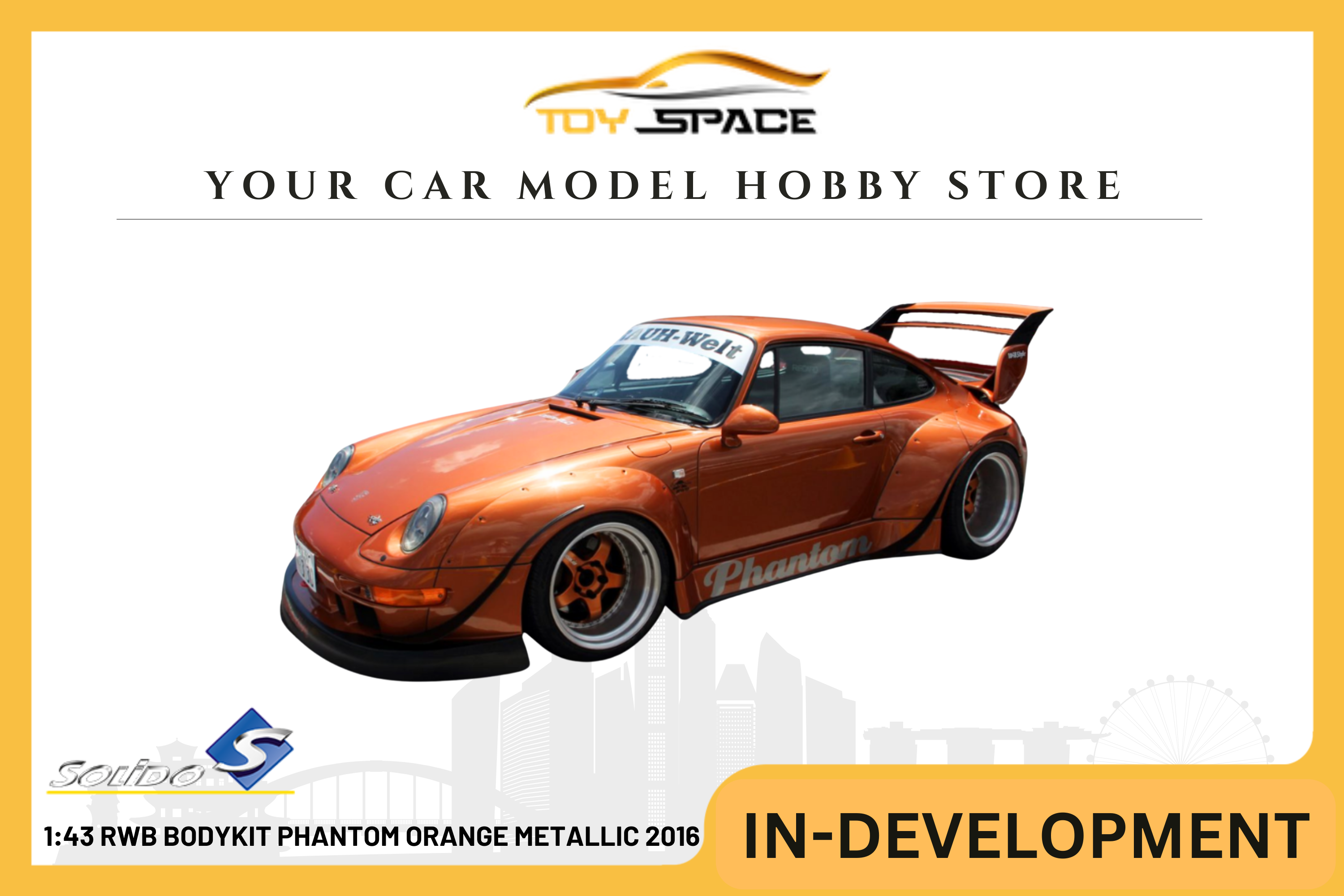 [SOLIDO] 1:43 RWB Bodykit Phantom Orange Metallic 2016