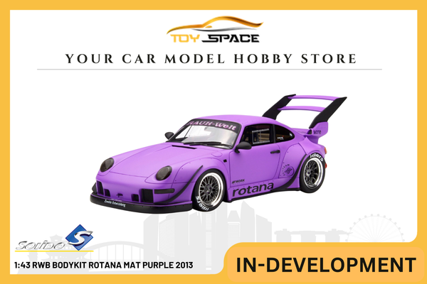 [SOLIDO] 1:43 RWB Bodykit Rotana Mat Purple 2013