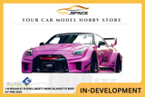 [SOLIDO] 1:18 Nissan GT-R (R35) Liberty Work Silhouette Body Kit Pink 2025