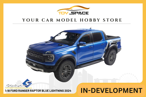 [SOLIDO] 1:18 Ford Ranger Raptor Blue Lightning 2024