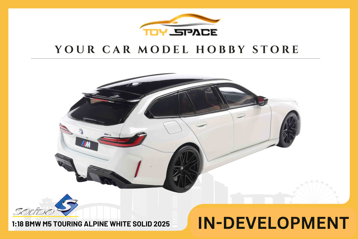 [SOLIDO] 1:18 BMW M5 Touring Alpine White Solid 2025