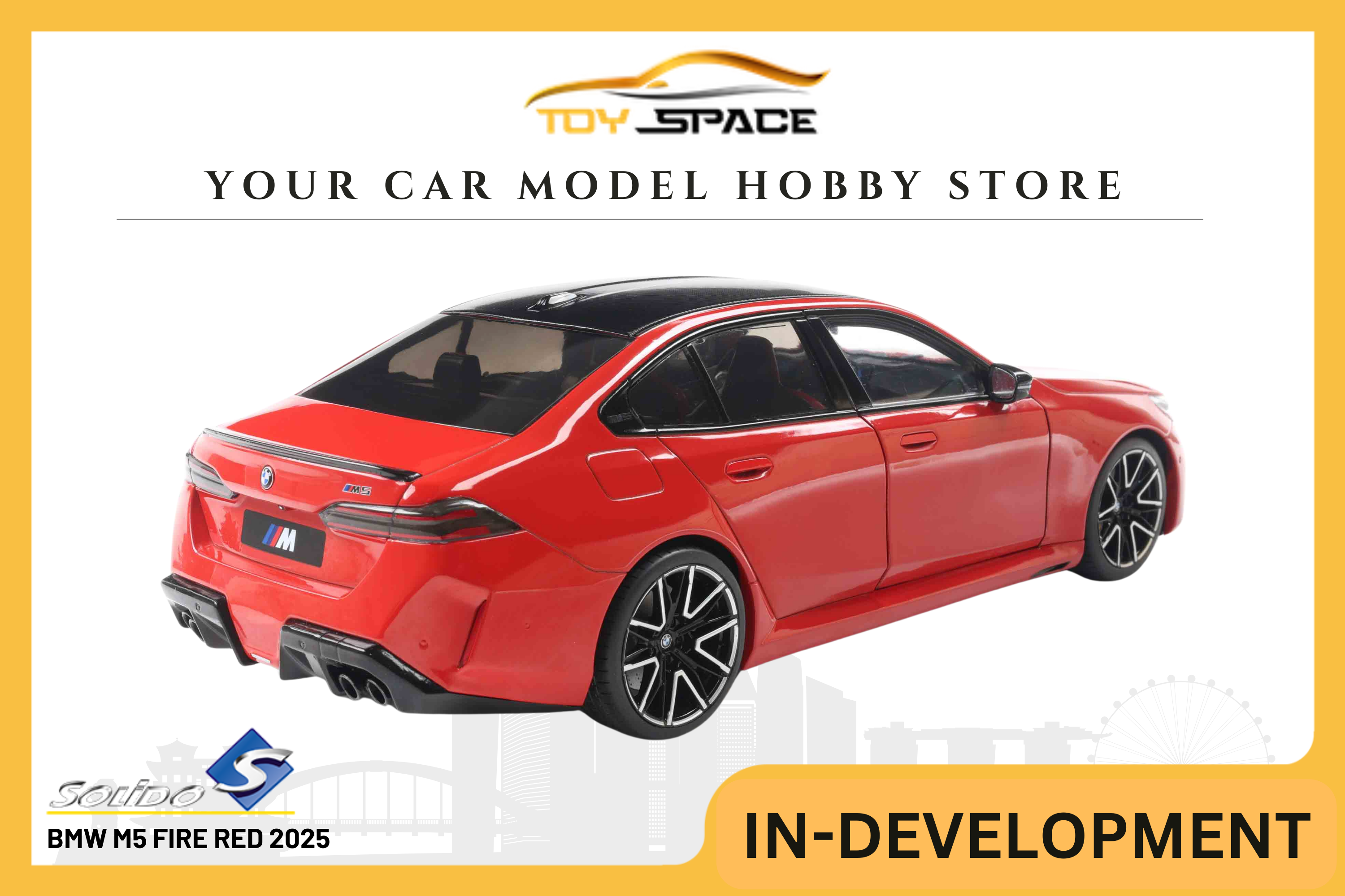 [SOLIDO] 1:18 BMW M5 Fire Red 2025