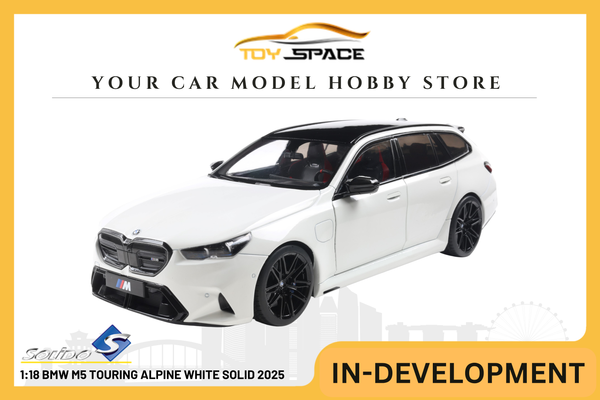 [SOLIDO] 1:18 BMW M5 Touring Alpine White Solid 2025