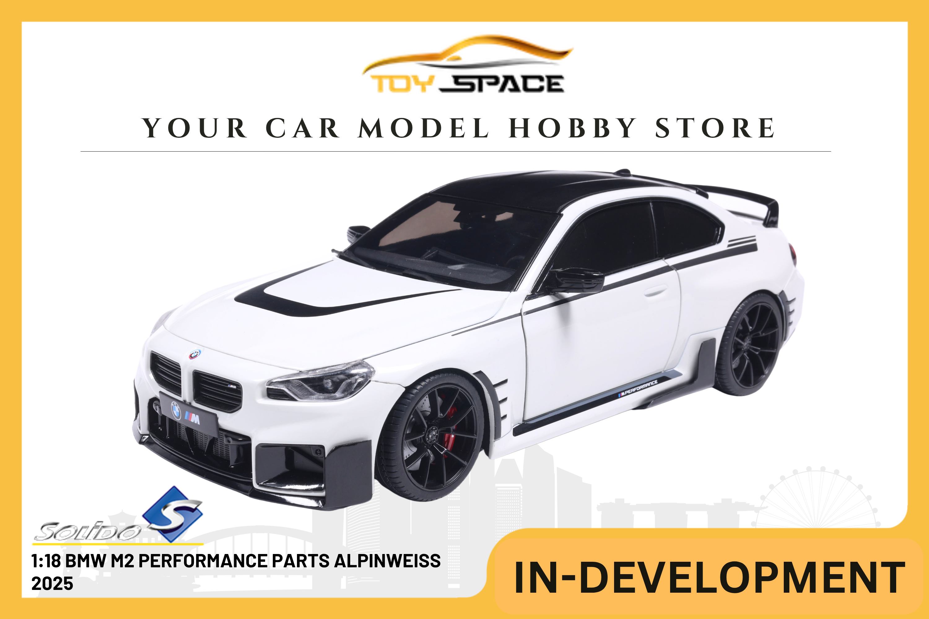 [SOLIDO] 1:18 BMW M2 Performance Parts Alpinweiss 2025