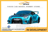 [SOLIDO] 1:18 Nissan GT-R (R35) Liberty Walk Silhouette Body Kit Blue Metallic 2025 - Toy Space Diecast Online Store Singapore