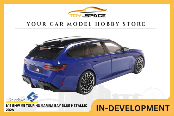 [SOLIDO] 1:18 BMW M5 Touring Marina Bay Blue Metallic 2024