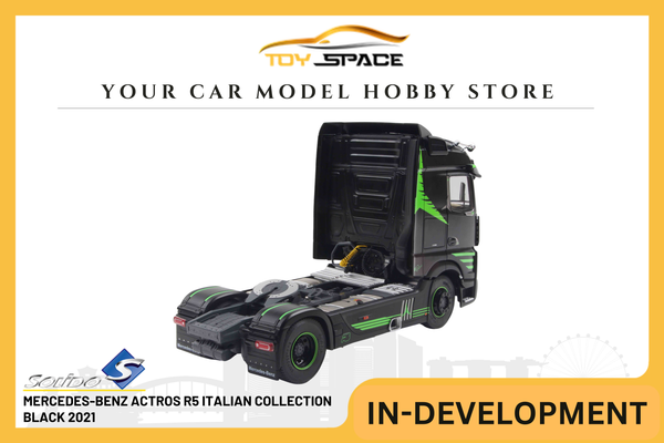 [SOLIDO] 1:24 Mercedes-Benz Actros R5 Italian Collection Black 2021