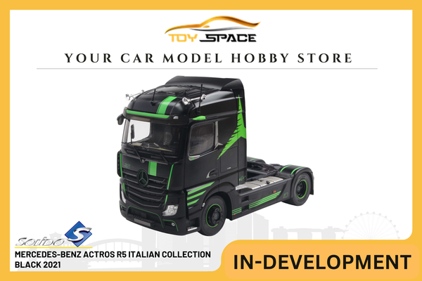 [SOLIDO] 1:24 Mercedes-Benz Actros R5 Italian Collection Black 2021