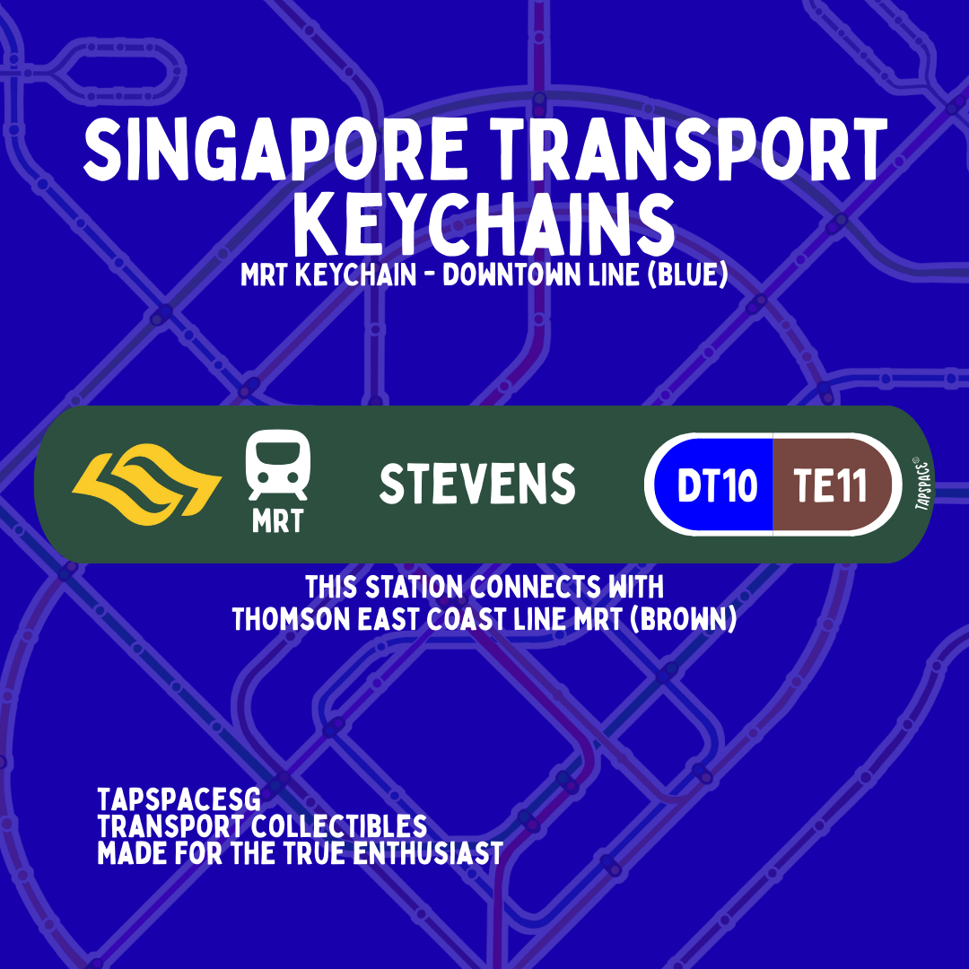Stevens MRT Station Keychain