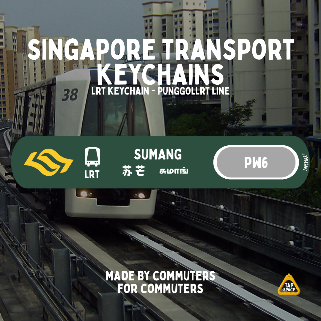 Sumang Punggol LRT Station Keychain