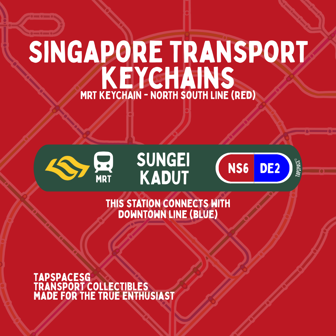 Sungei Kadut MRT Station Keychain