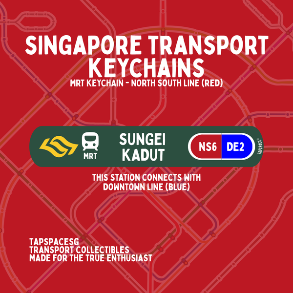 Sungei Kadut MRT Station Keychain