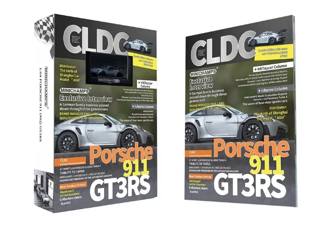 [MINICHAMPS] Porsche 911 (992) GT3RS Magazine with Diecast