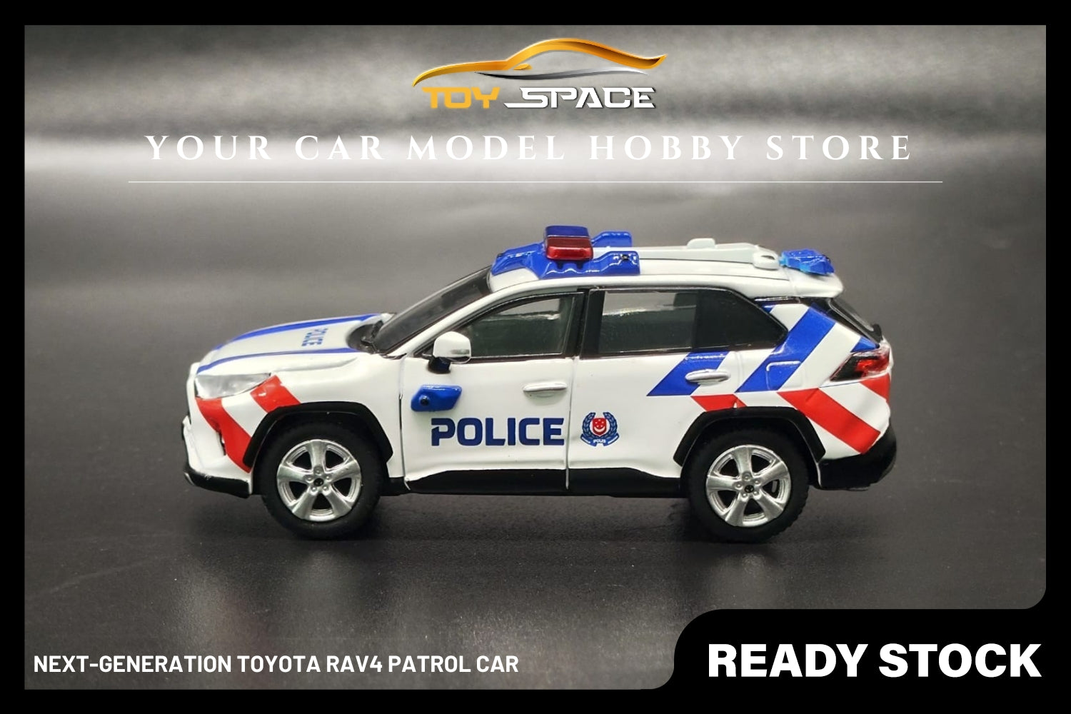 SPF 1:64 Next-Generation Toyota Rav4 Patrol Car