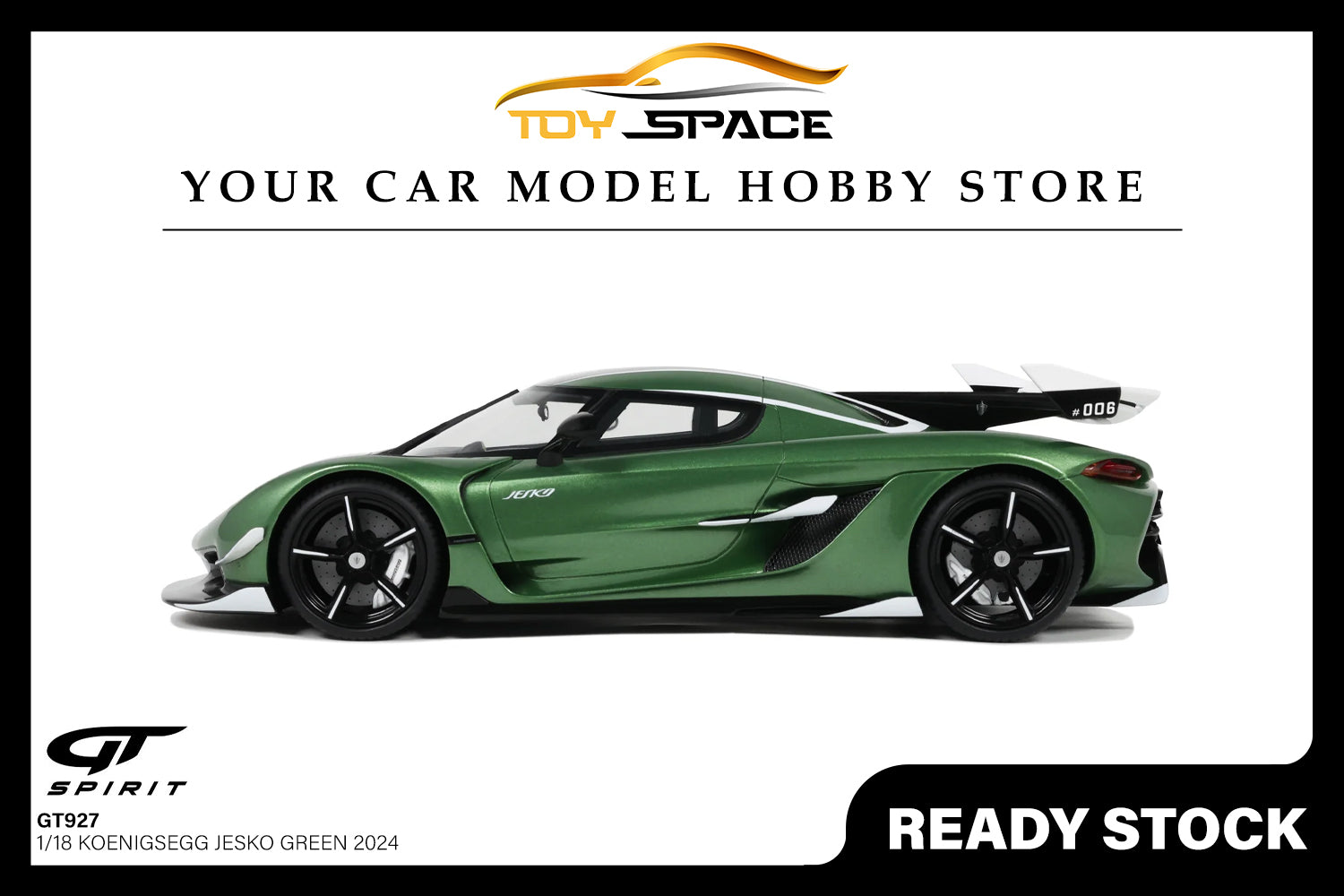 [GT SPIRIT] 1/18 Koenigsegg Jesko Green 2024 [GT927]