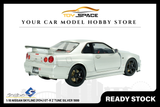 [SOLIDO] 1:18 Nissan Skyline (R34) GT-R Z Tune Silver 1999 - Toy Space Diecast Online Store Singapore