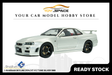 [SOLIDO] 1:18 Nissan Skyline (R34) GT-R Z Tune Silver 1999 - Toy Space Diecast Online Store Singapore