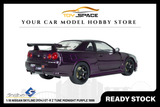[SOLIDO] 1:18 Nissan Skyline (R34) GT-R Z Tune Midnight Purple 1999 - Toy Space Diecast Online Store Singapore