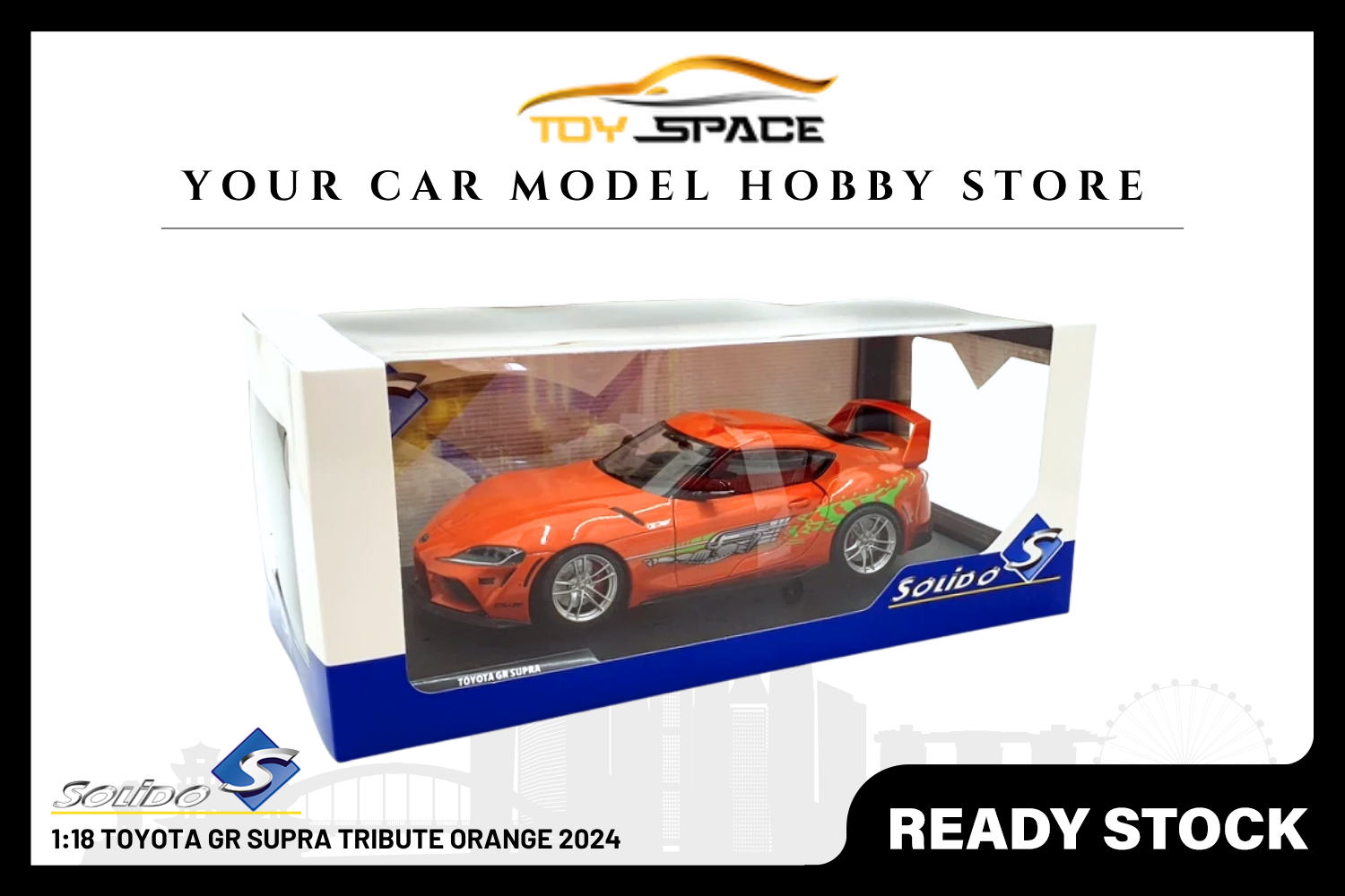 [SOLIDO] 1:18 Toyota GR Supra Tribute Orange 2024