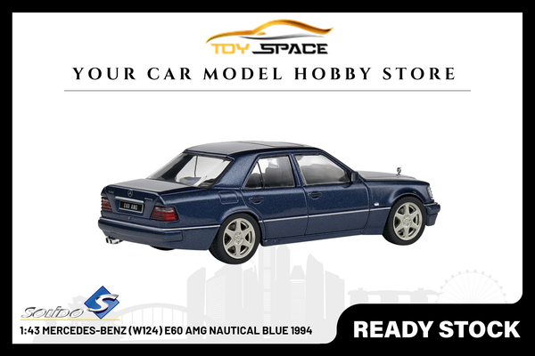 [SOLIDO] 1:43 Mercedes-Benz (W124) E60 AMG Nautical Blue 1994