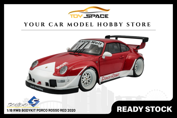 [SOLIDO] 1:18 RWB Bodykit Porco Rosso Red 2020