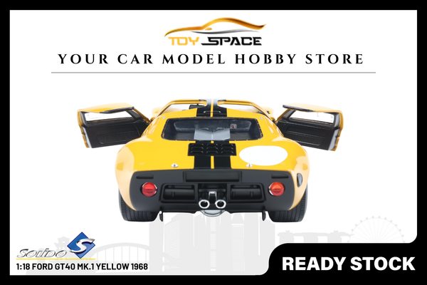 [SOLIDO] 1:18 Ford GT40 MK.1 Yellow 1968