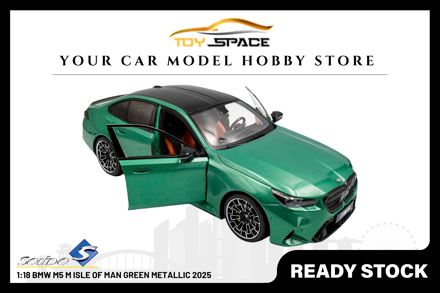 [SOLIDO] 1:18 BMW M5 M Isle Of Man Green Metallic 2025