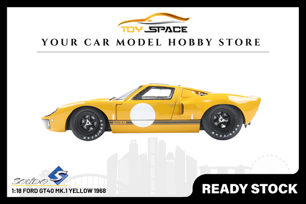 [SOLIDO] 1:18 Ford GT40 MK.1 Yellow 1968