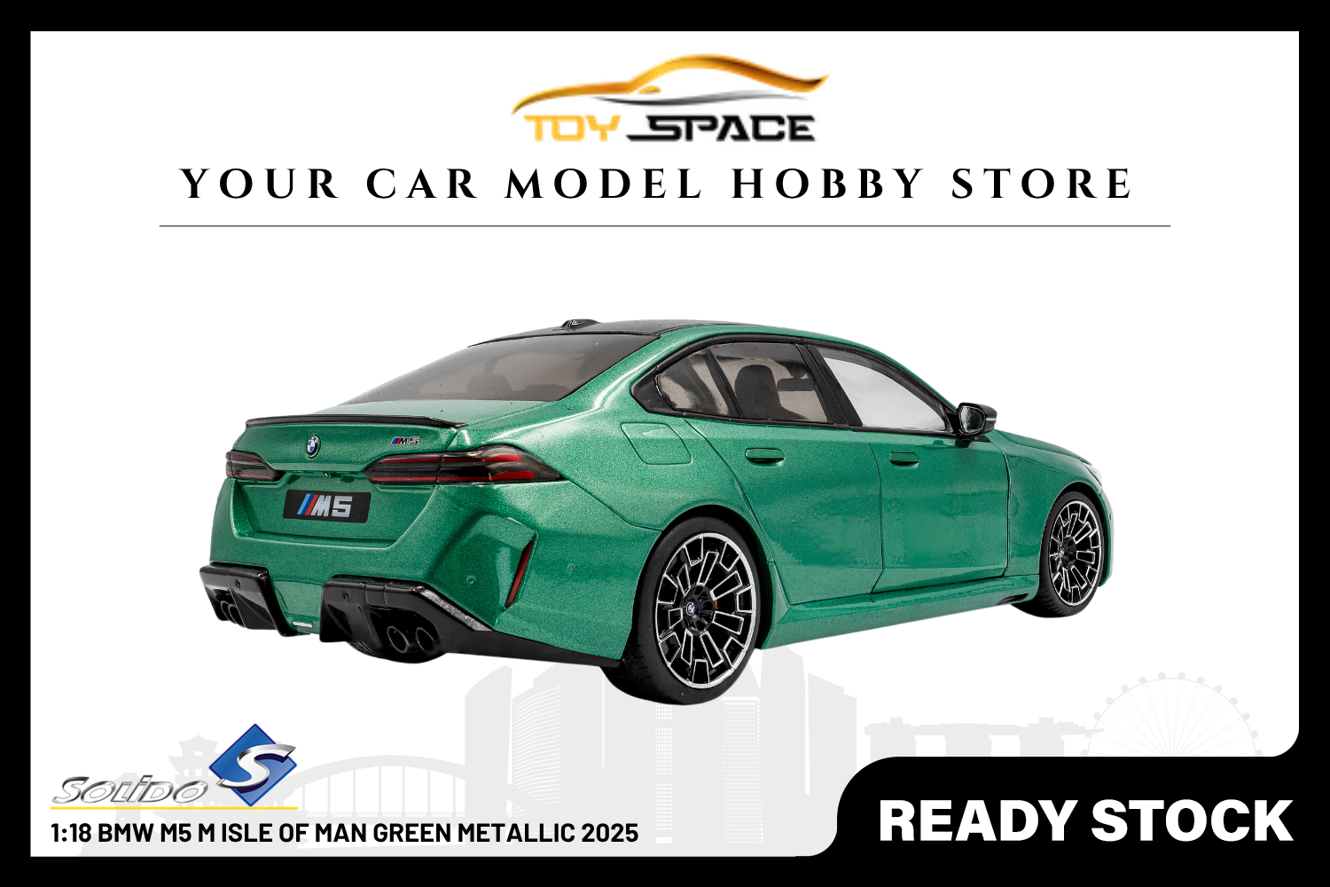 [SOLIDO] 1:18 BMW M5 M Isle Of Man Green Metallic 2025