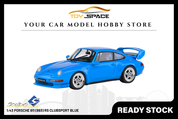 [SOLIDO] 1:43 Porsche 911 (993) RS Clubsport Blue