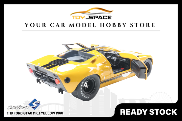 [SOLIDO] 1:18 Ford GT40 MK.1 Yellow 1968