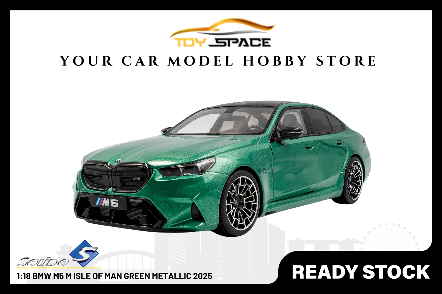[SOLIDO] 1:18 BMW M5 M Isle Of Man Green Metallic 2025