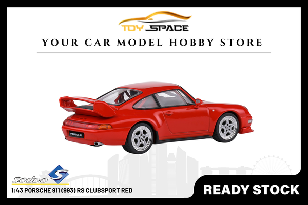 [SOLIDO] 1:43 Porsche 911 (993) RS Clubsport Red