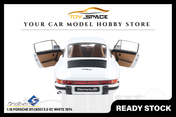 [SOLIDO] 1:18 Porsche 911 (930) 3,0 SC White 1974