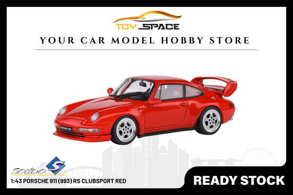[SOLIDO] 1:43 Porsche 911 (993) RS Clubsport Red