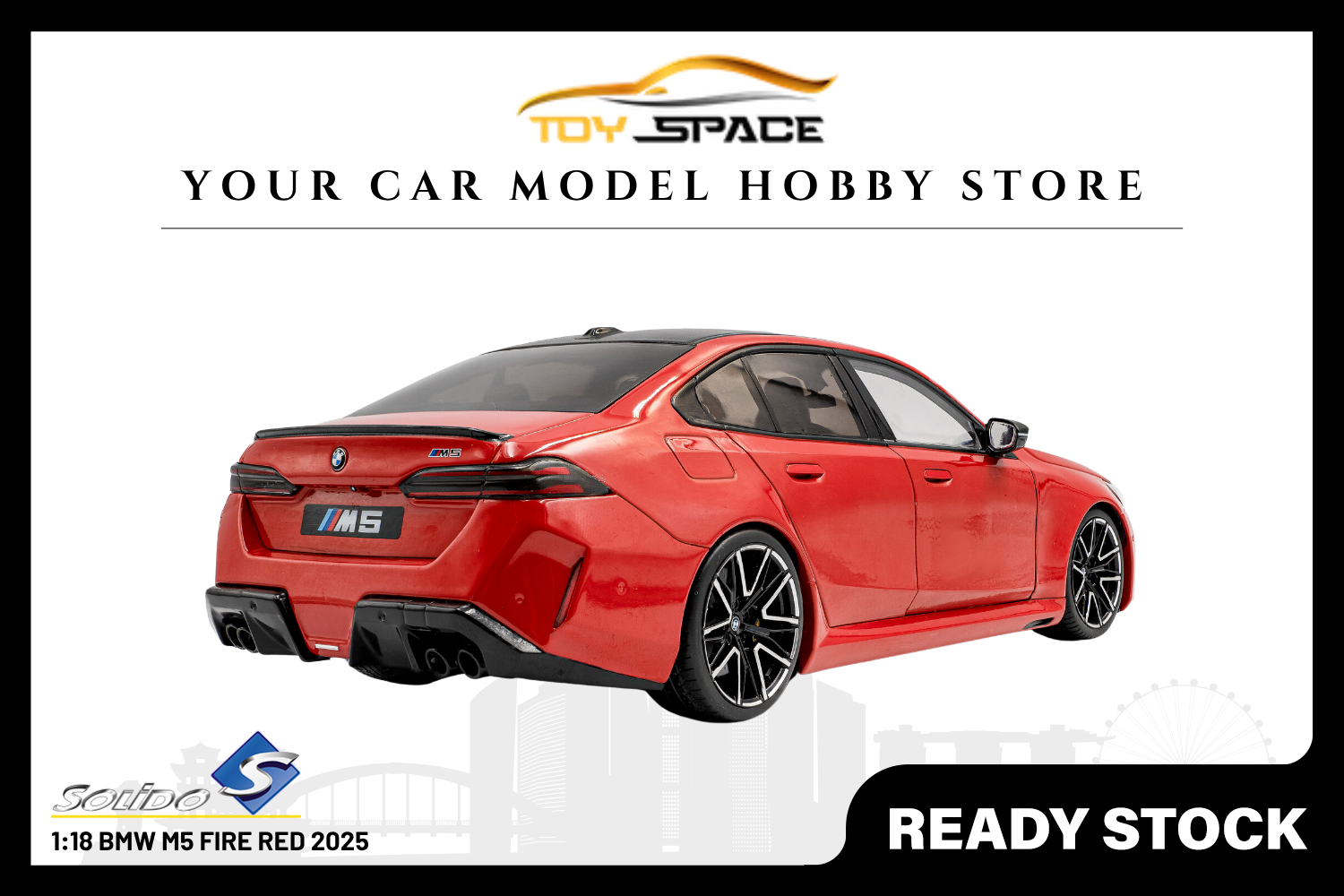 [SOLIDO] 1:18 BMW M5 Fire Red 2025