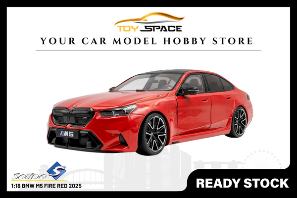 [SOLIDO] 1:18 BMW M5 Fire Red 2025