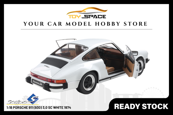 [SOLIDO] 1:18 Porsche 911 (930) 3,0 SC White 1974