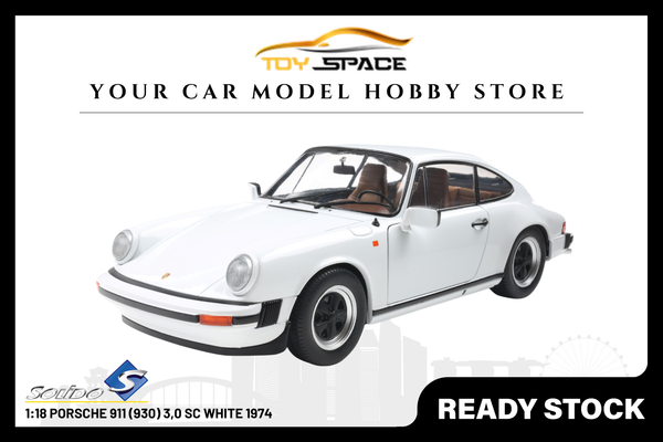 [SOLIDO] 1:18 Porsche 911 (930) 3,0 SC White 1974