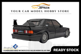 [SOLIDO] 1:18 Mercedes-Benz 190 (W201) Evo II Solido Works Black 1990 - Toy Space Diecast Online Store Singapore