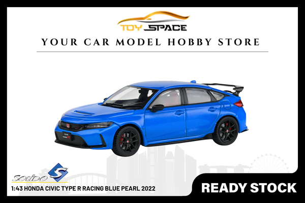 [SOLIDO] 1:43 Honda Civic Type R Racing Blue Pearl 2022
