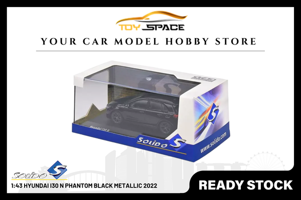 [SOLIDO] 1:43 Hyundai I30 N Phantom Black Metallic 2022