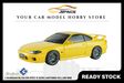 [SOLIDO] 1:18 Nissan Silvia S15 Spec-R Aero Lightning Yellow 1999 - Toy Space Diecast Online Store Singapore