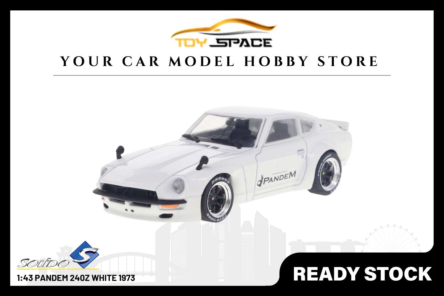 [SOLIDO] 1:43 Pandem 240Z White 1973