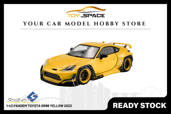 [SOLIDO] 1:43 PANDEM Toyota GR86 Yellow 2022