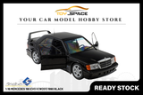 [SOLIDO] 1:18 Mercedes 190 EVO II (W201) 1990 Black - Toy Space Diecast Online Store Singapore