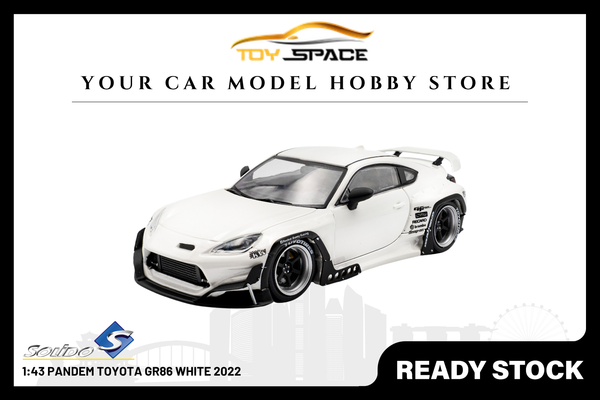 [SOLIDO] 1:43 PANDEM Toyota GR86 White 2022