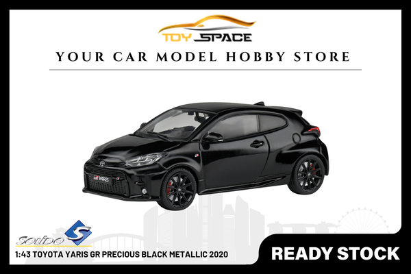 [SOLIDO] 1:43 Toyota Yaris GR Precious Black Metallic 2020
