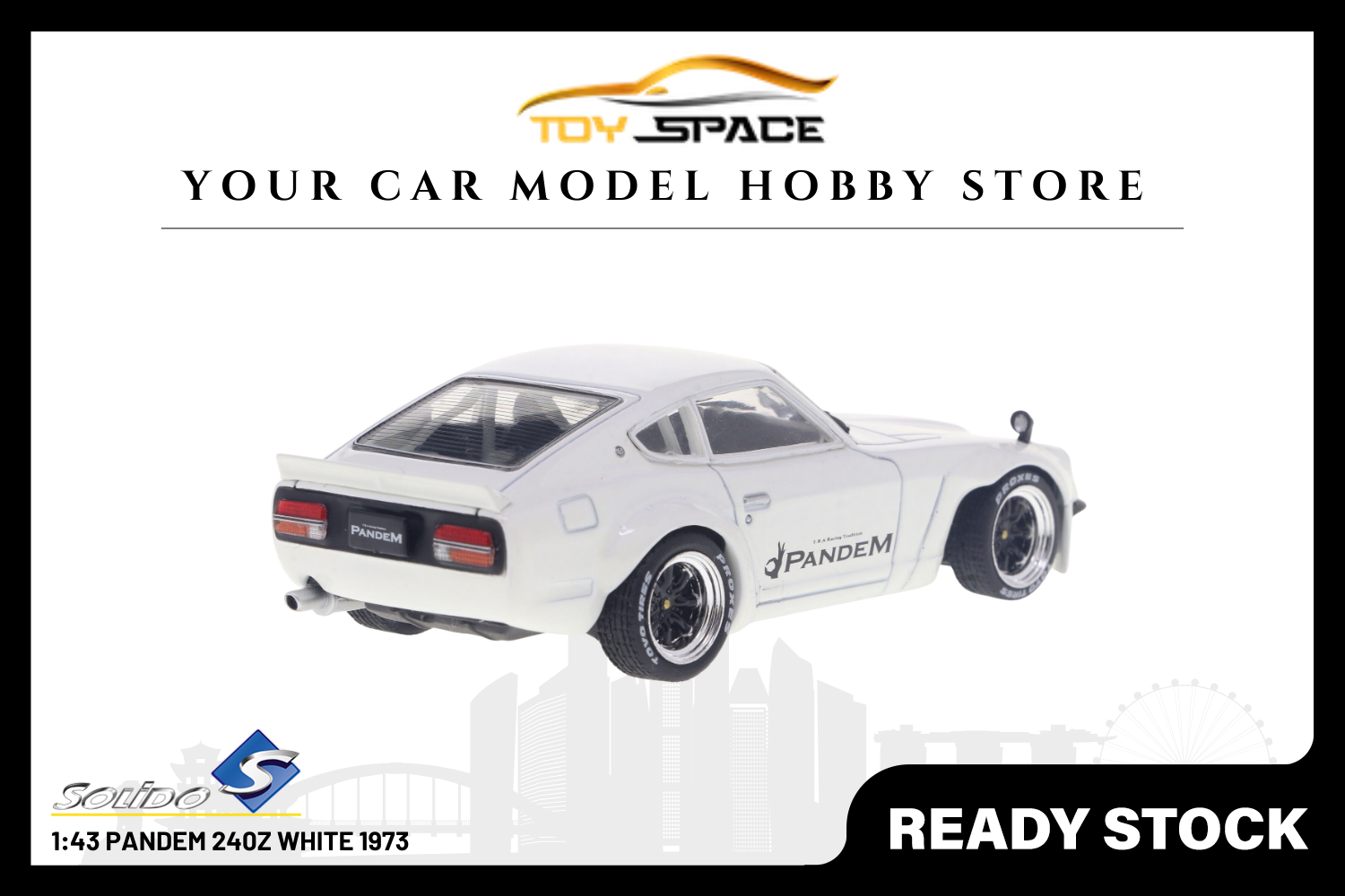 [SOLIDO] 1:43 Pandem 240Z White 1973